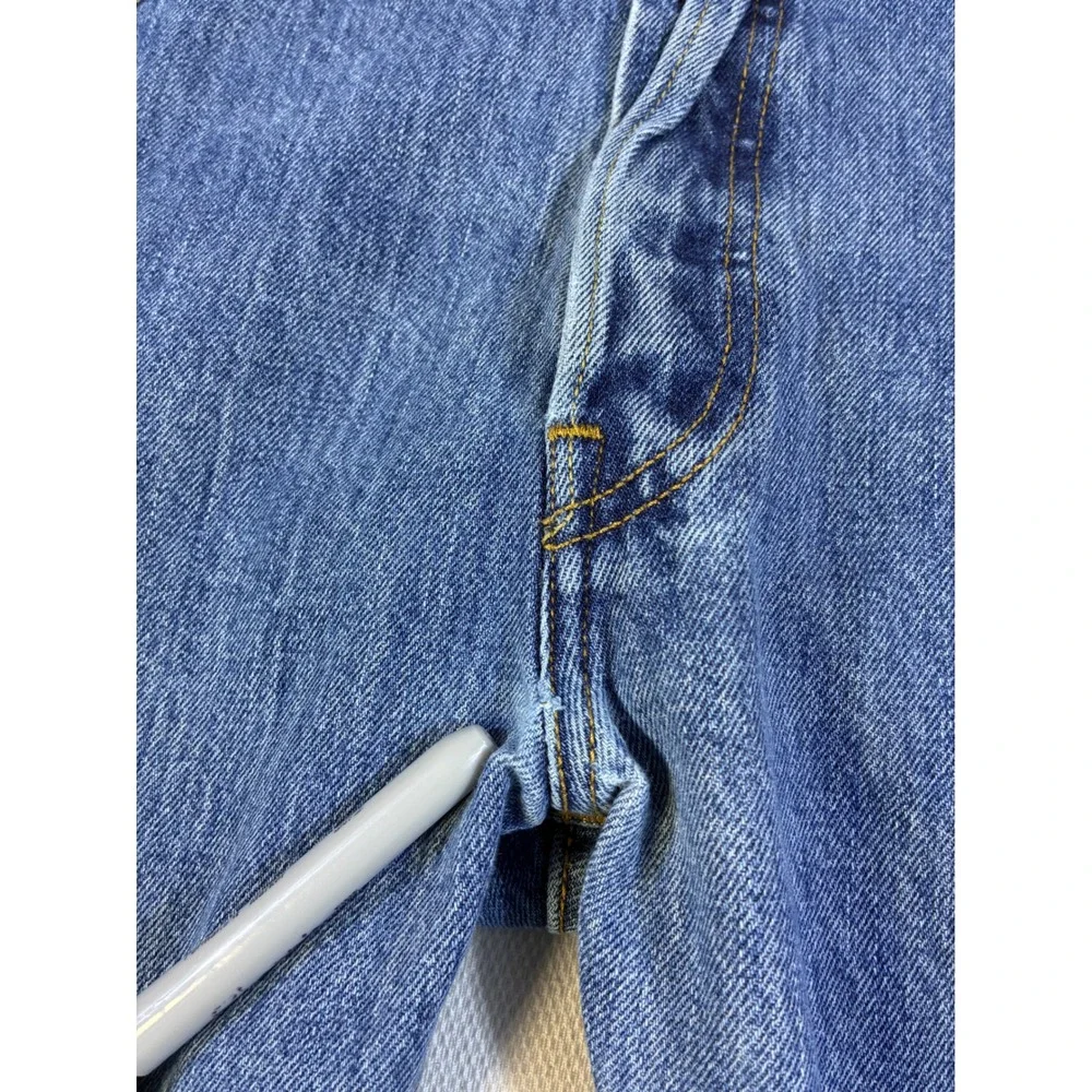 Vintage Levis‎ 501 Mens Straight Leg Blue Denim Button Fly Jeans 38x30